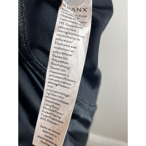 NEW Spanx Womens Plus 3X Faux Leather Leggings Black High Waist Stretch - Picture 7 of 9